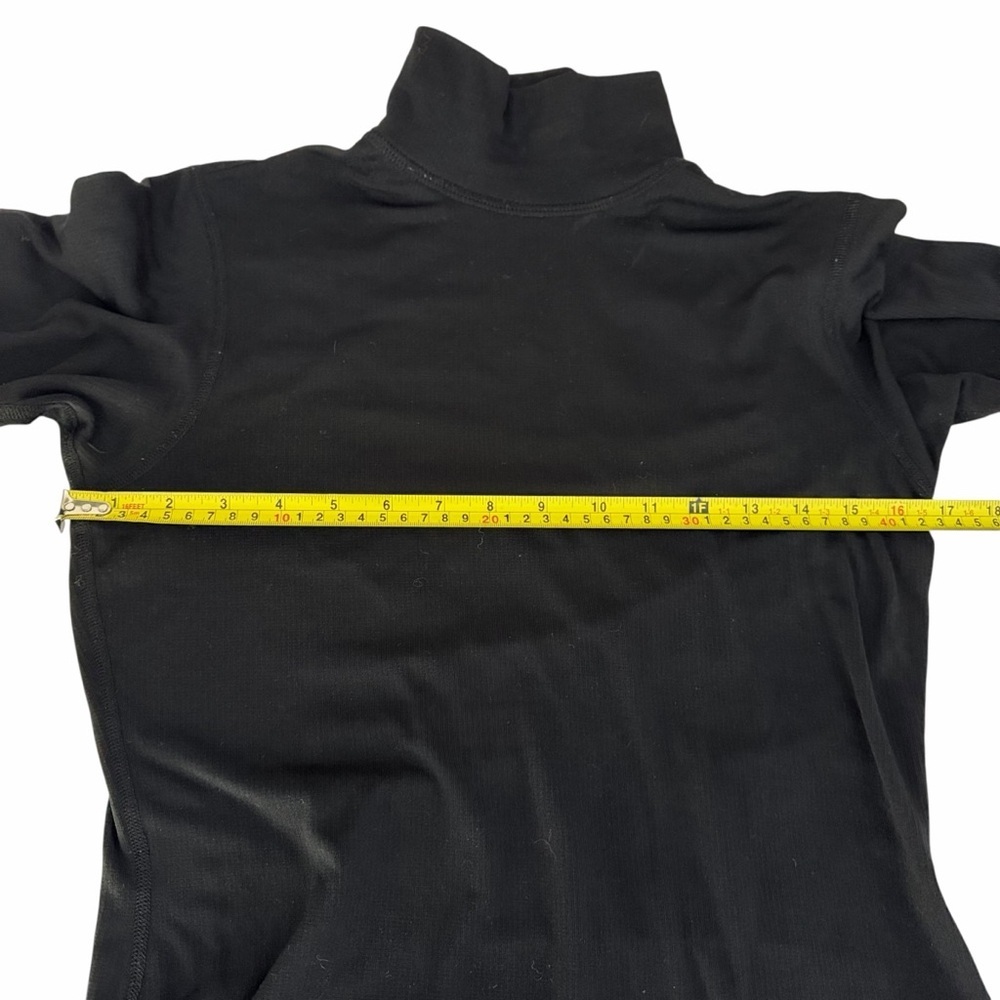 MEC Black Recycled Performance Turtleneck Base Layer Minimalist Outdoor s/p - Picture 9 of 12